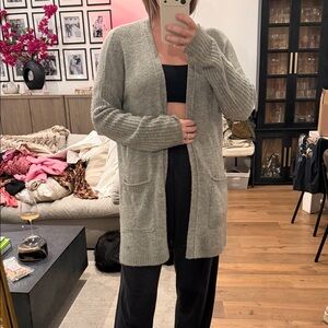 Abercrombie & Fitch Women's Heather Gray Cardigan